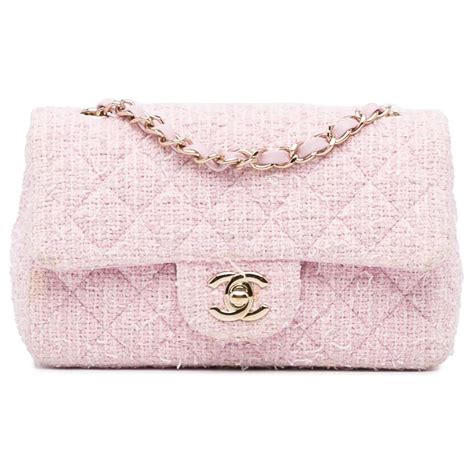 chanel mini rectangular tweed